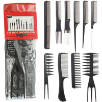 Peignes de coiffure multifonctions pour barbier, poignées de cheveux, peigne à la ligne, antistatique, soins des cheveux, ensemble d'outils de coiffure, accessoires de styliste 1